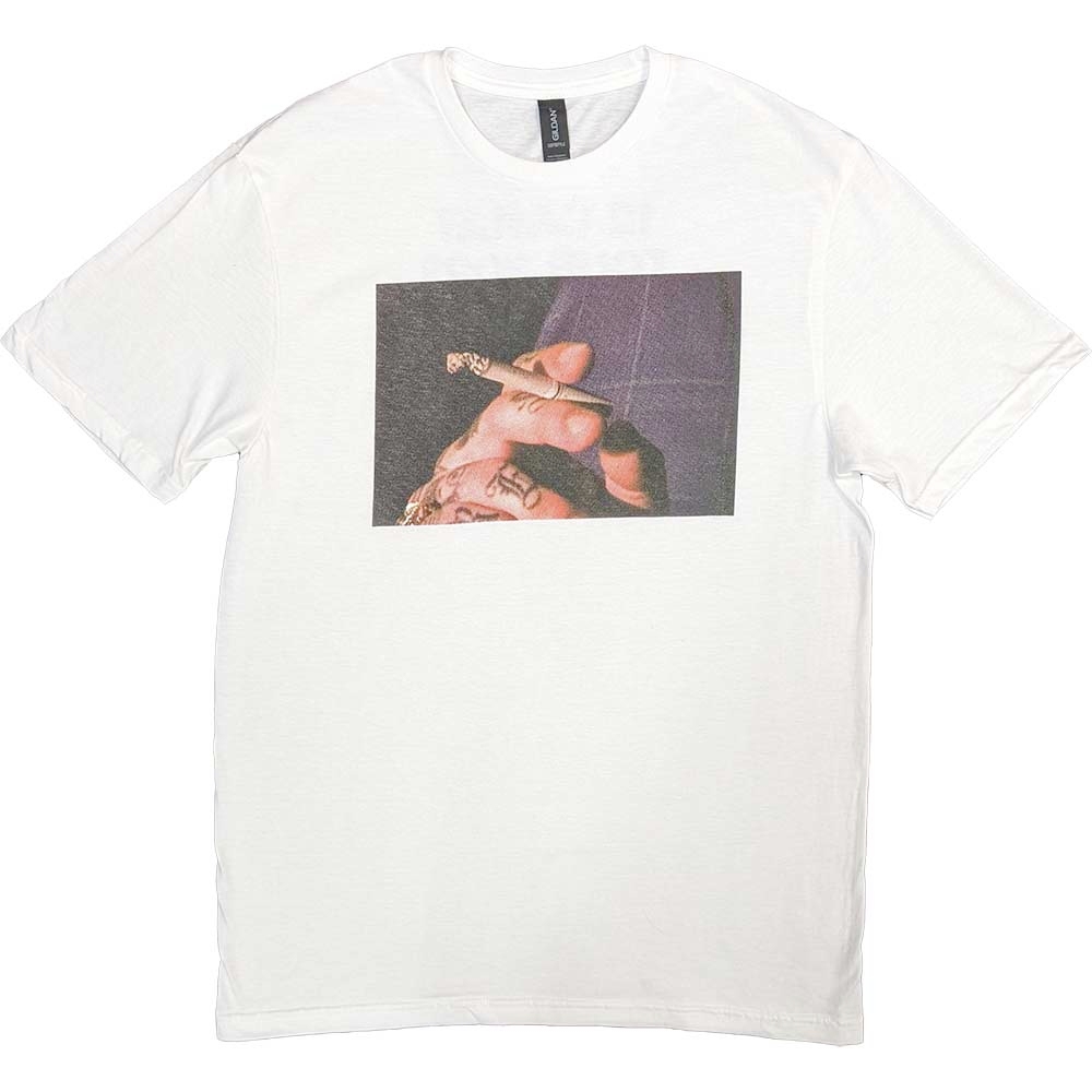 Post Malone - Burn It Down 2023 Tour Dates Tshirt Homme - Blanc